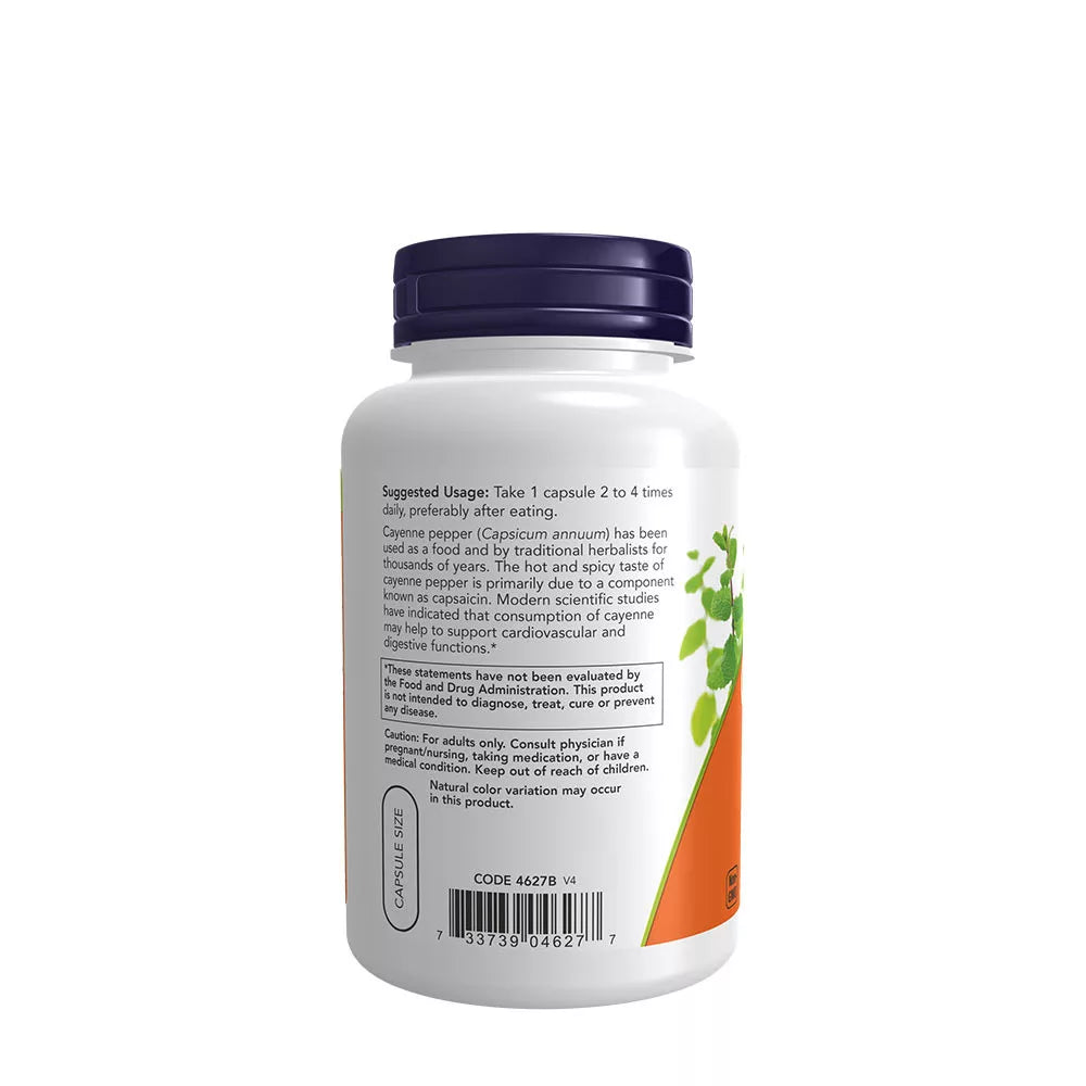 Now Foods Cayenne 500 mg (250 Veg Capsules)