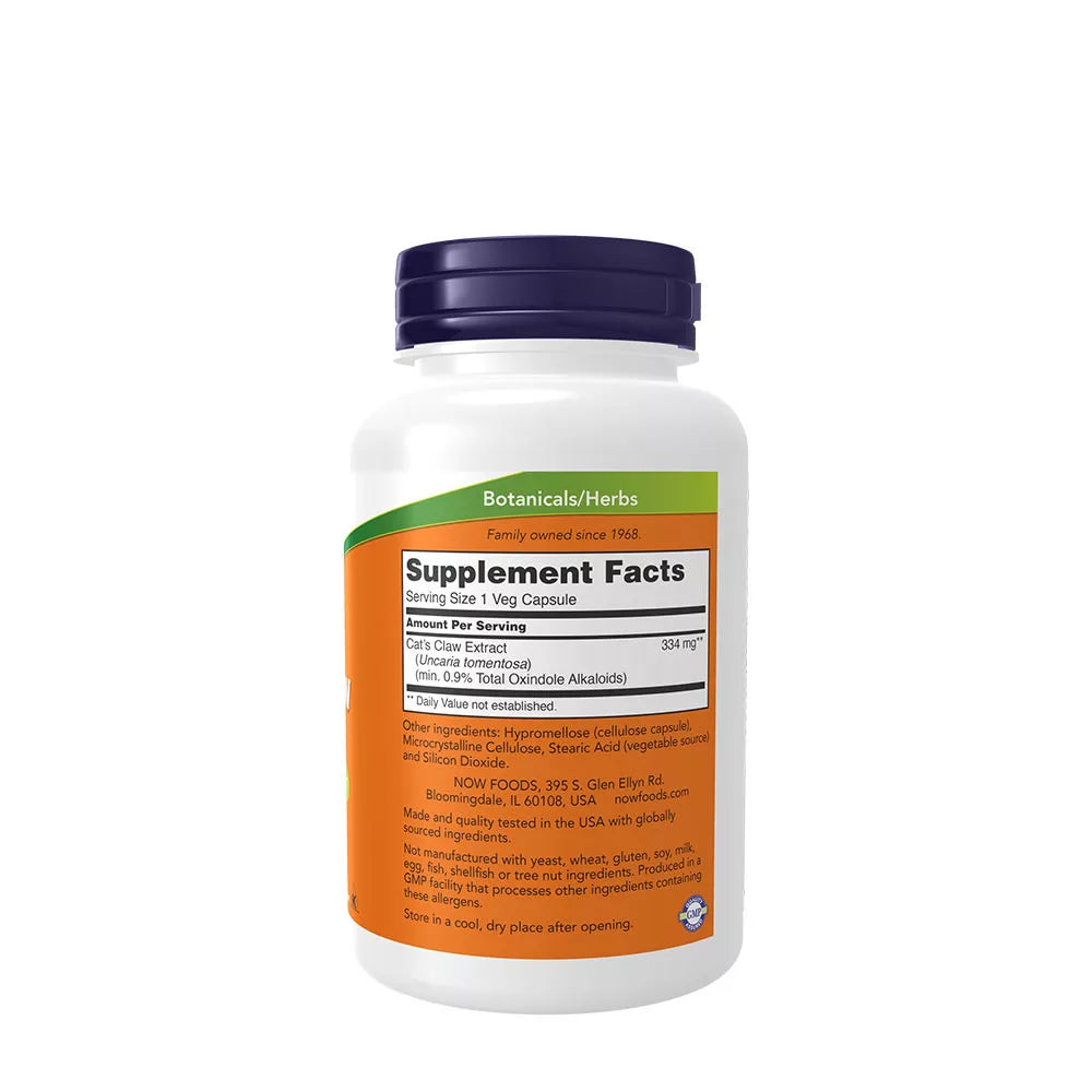 Now Foods Cat's Claw Extract (120 Veg Capsules)
