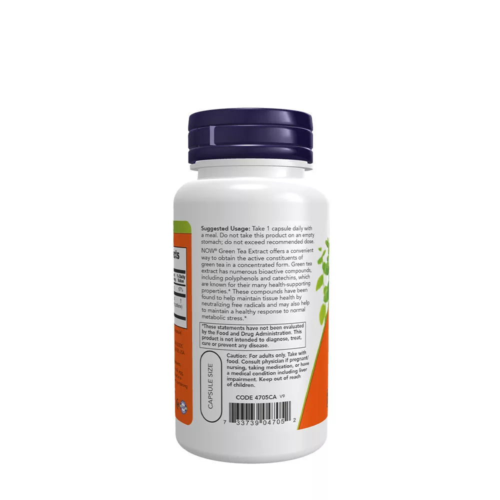 Now Foods Green Tea Extract 400 mg (100 Veg Capsules)