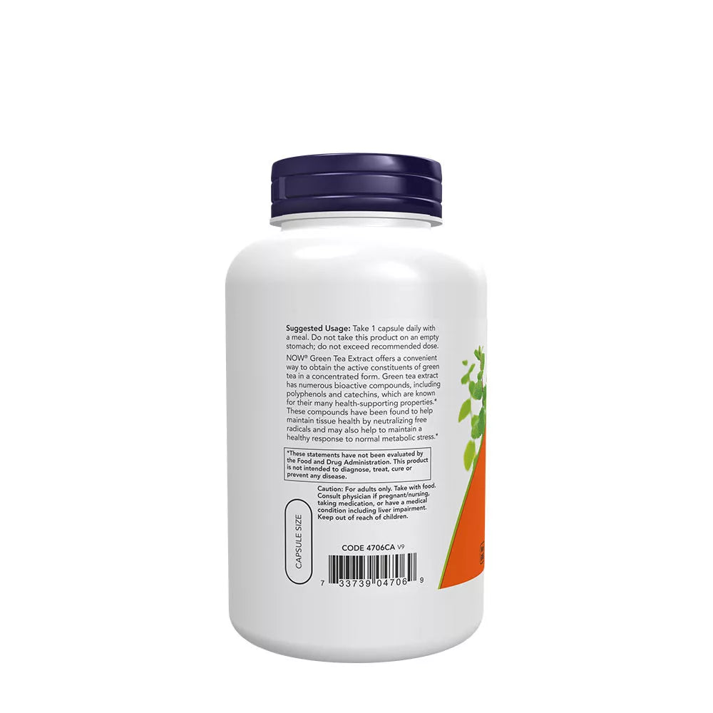 Now Foods Green Tea Extract 400 mg (250 Veg Capsules)