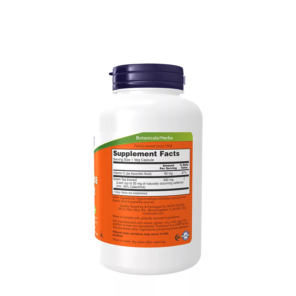 Now Foods Green Tea Extract 400 mg (250 Veg Capsules)