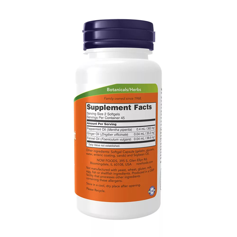 Now Foods Peppermint Gels (90 Softgels)
