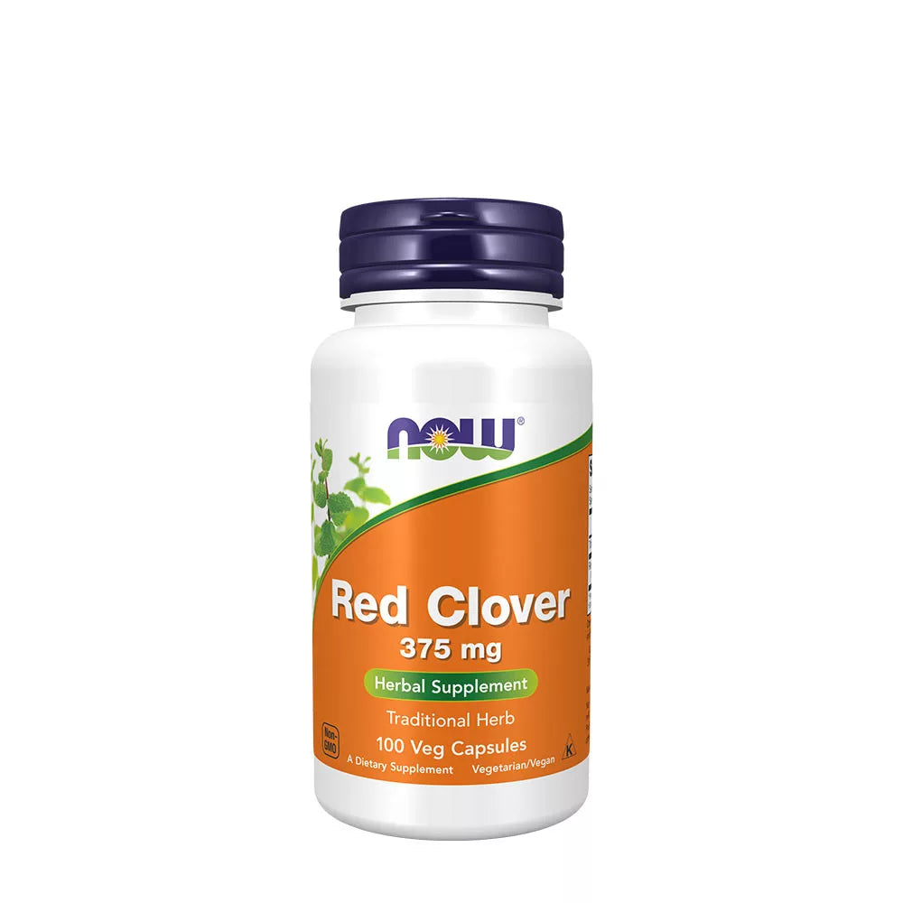 Now Foods Red Clover 375 mg (100 Veg Capsules)