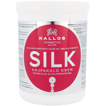 Moisturizing Mask for ( Silk Hair Mask with Olive Oil and Silk Protein) KJMN ( Silk Hair Mask with Olive Oil and Silk Protein) 1000ml