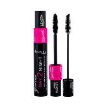 Day 2 Night Mascara - Double mascara for extension and volume of lashes 9 ml 001 Black