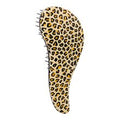 Leopard Yellow - Hair brush with handle Leopard Yellow 1.0ks