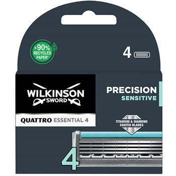 Quattro Titanium Sensitive (4 pcs) - Spare heads