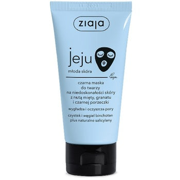 Jeju Black Face Mask - Black face mask for imperfections 50ml
