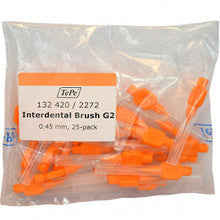 Interdental Brush Normal (0.45 mm orange 25 pcs) - Interdental brushes