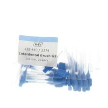 Interdental Brush Normal (0.6 mm blue 25 pcs) - Interdental brushes