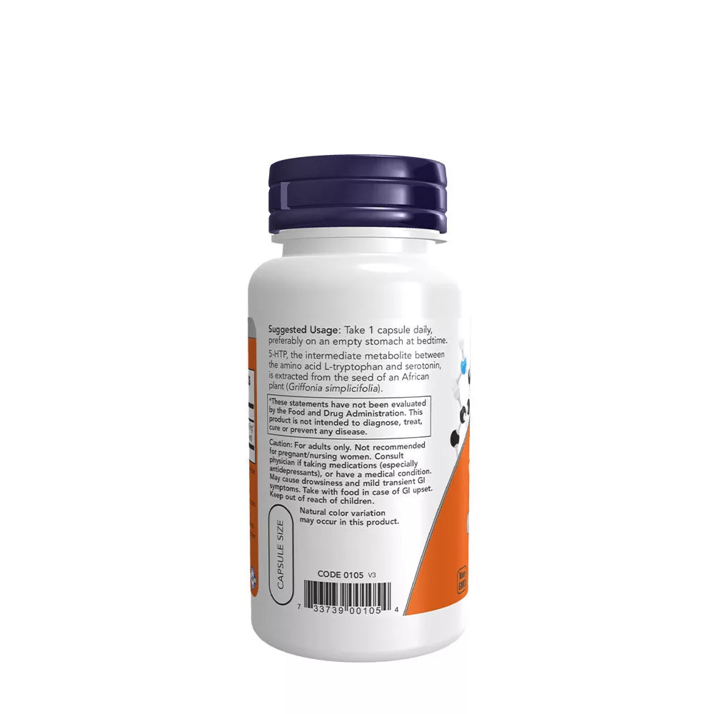 Now Foods 5 HTP 100 mg (60 Veg Capsules)