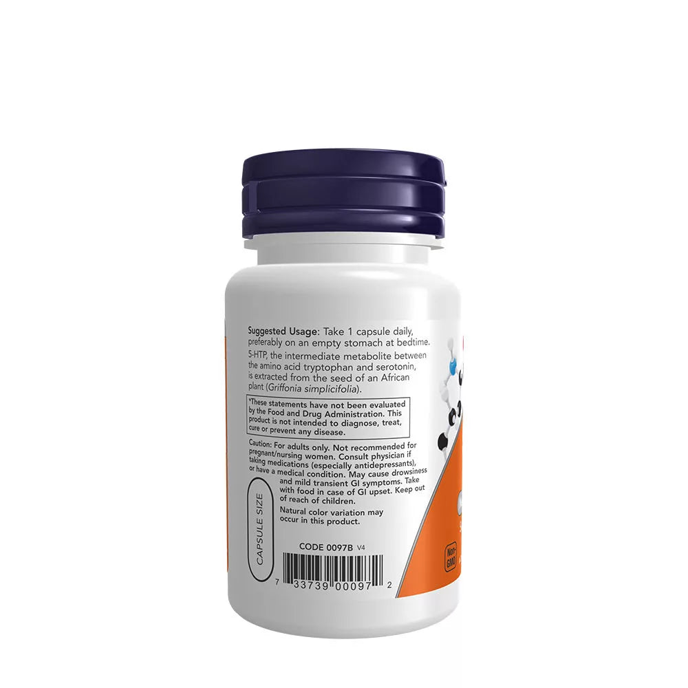 Now Foods 5 HTP 50 mg (30 Capsules)