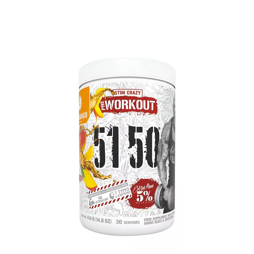 5% Nutrition 5150 High Stimulant Pre-workout: Legendary Series (414 g, Citrus Mango)