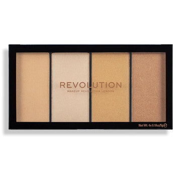 Revolution Re-Loaded Highlighter Palette - Brightener palette 20 g Lustre Lights Warm