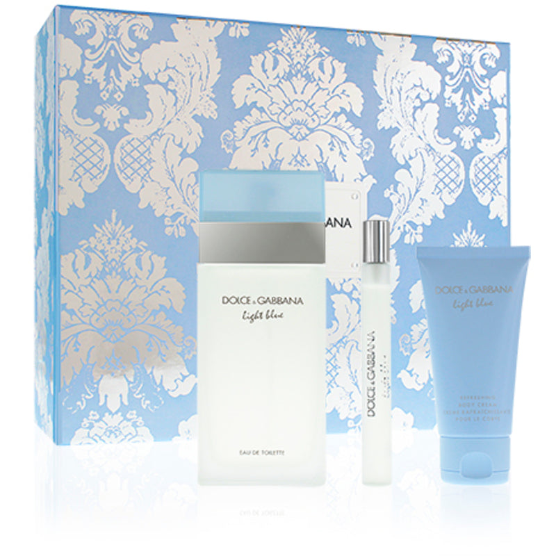 Light Blue Gift set EDT 100 ml, body cream Light Blue 50 ml and miniature Light Blue EDT 10 ml 100ml