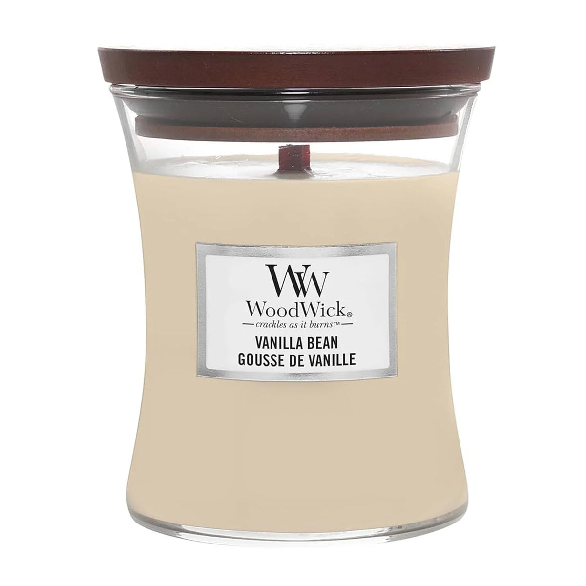 Woodwick Vela Vanilla Bean 275g