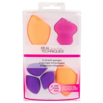 Sponges Mini Brush Trio (6 pcs) - Sponges for precise make-up application