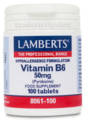 Lamberts Vitamina B6 50 Mg 100 Tabs