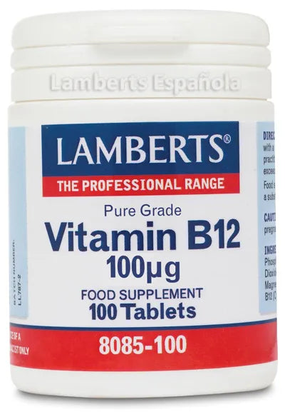 Lamberts Vitamina B12 100-Ug 100 Tabs