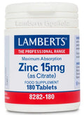 Lamberts Zinc 15 Mg 180 Tabs