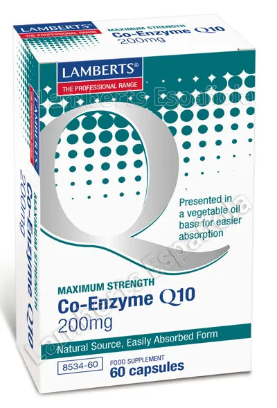 Lamberts Co Enzima Q10 200 Mg 60 Caps