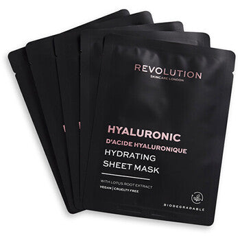 Biodegradable Hydrating Hyaluronic Acid Sheet Mask - A set of face masks