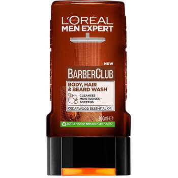 Men Expert Barber Club Body, Hair & Beard Wash - Shampoo for beard, hair and body 300ml