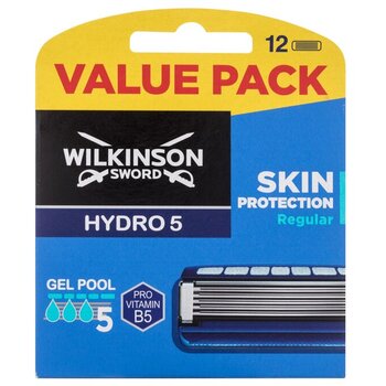 Hydro 5 ( 12 pcs ) - Replacement blades with gel pads