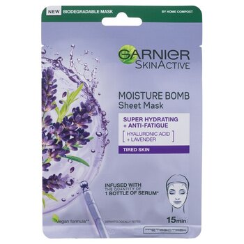 Skin Naturals Hydra Bomb Tissue Mask - Moisturizing textile mask against signs of fatigue with lavender extract 28.0g