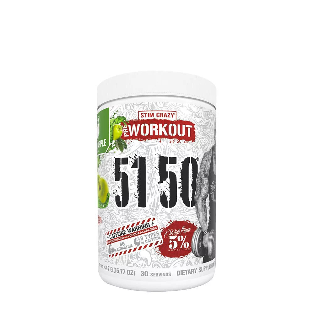 5% Nutrition 5150 High Stimulant Pre-workout: Legendary Series (447 g, Green Apple)