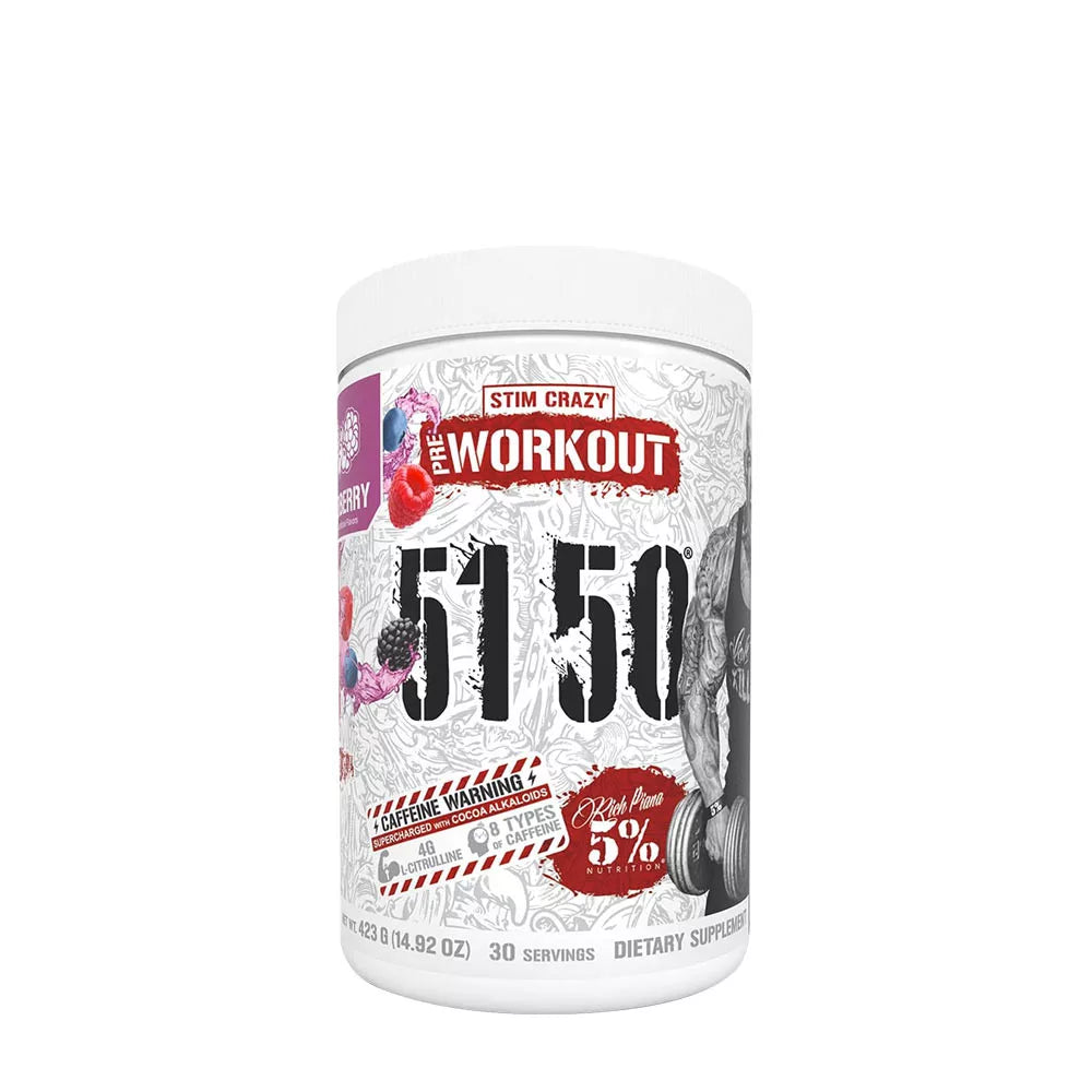 5% Nutrition 5150 High Stimulant Pre-workout: Legendary Series (384 g, Wild Berry)