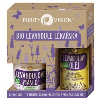 Care set with medicinal lavender