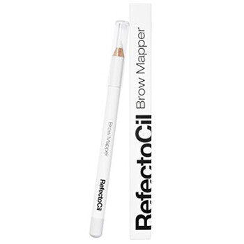 White eyebrow styling pencil