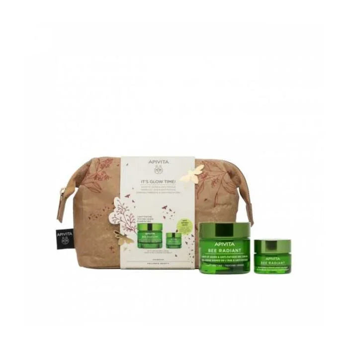Apivita Bee Radiant Gel-Cream 50ml Set 2 Pieces