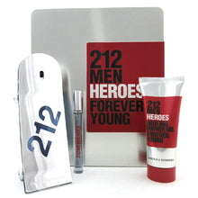 212 Men Heroes Gift Set EDT 90 ml, shower gel 100 ml and miniature EDT 10 ml 90ml