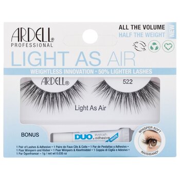 Light As Air 522 Fake Eyelashes Set Black