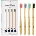 Bamboo Toothbrush 4 pcs