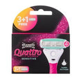 Quattro For Women Sensitive 4 pieces Replacement head 4.0ks