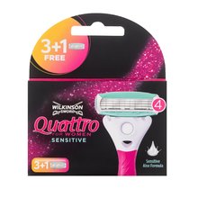 Quattro For Women Sensitive 4 pieces Replacement head 4.0ks