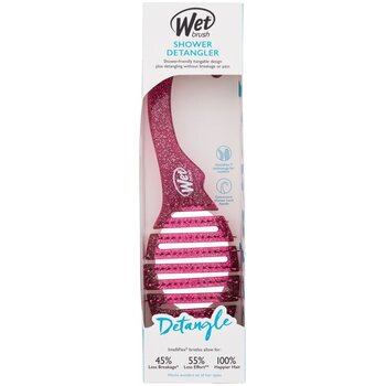 Shower Detangler Pink Glitter