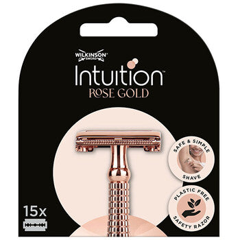 Intuition Double Edge Rose Gold Blades ( 15 pcs )