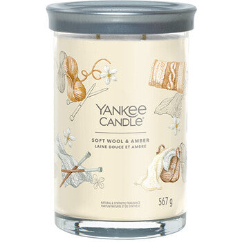Soft Wool & Amber Signature Tumbler Candle (soft wool and amber) 567.0g