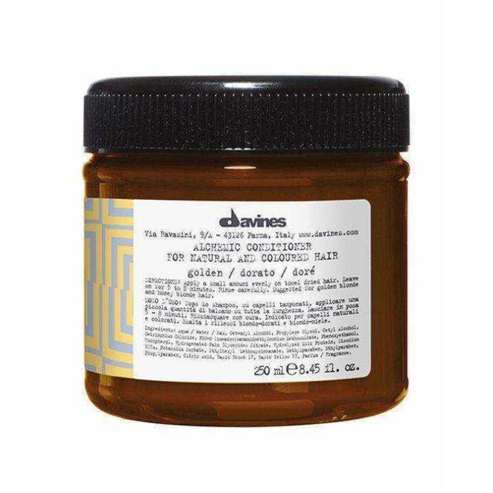Alchemic Conditioner For Natural &amp; Coloured Hair Golden - Kondicionér zvýrazňující přírodní i barvené vlasy 250ml