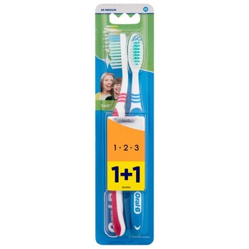 1-2-3 Fresh Medium Toothbrush 1ml