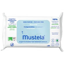 Compostable at Home Cleansing Water Wipes - fragrance-free 60.0ks
