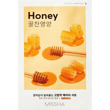 Honey Airy Fit Sheet Mask - Vyživující pleťová maska 19.0g