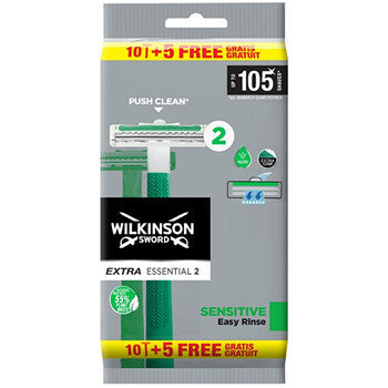 Extra Essential ( 10 + 5 pcs ) - disposable razor