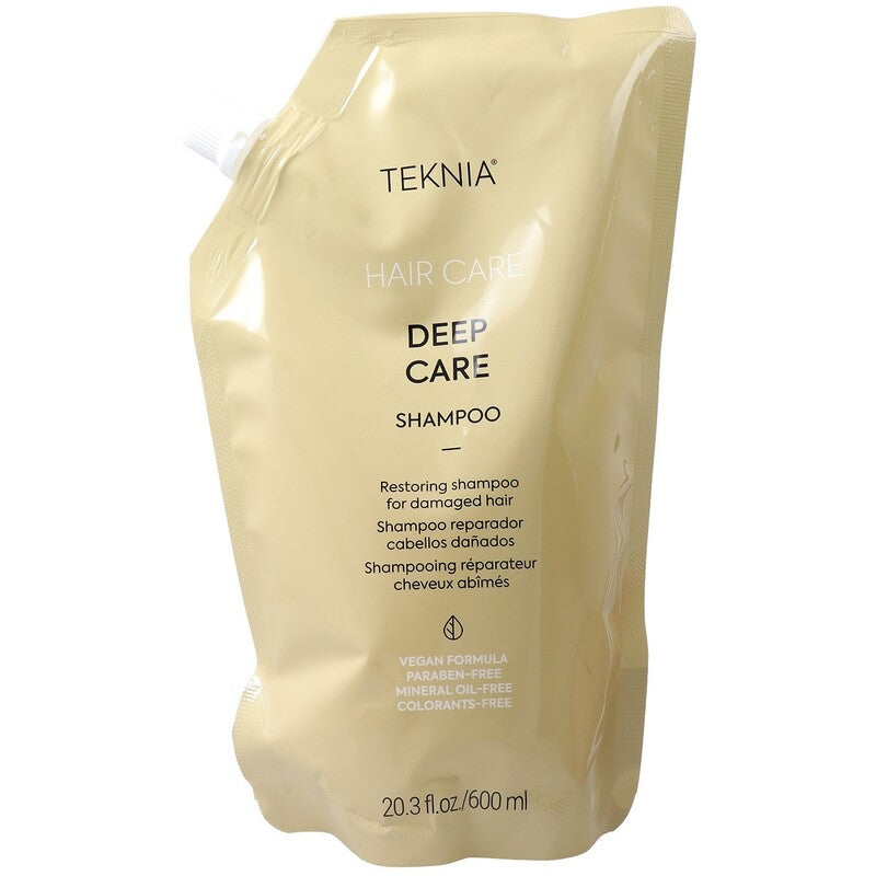 Teknia Deep Care Shampoo Refill - Náplň vyživujícího šamponu pro suché a poškozené vlasy 600ml