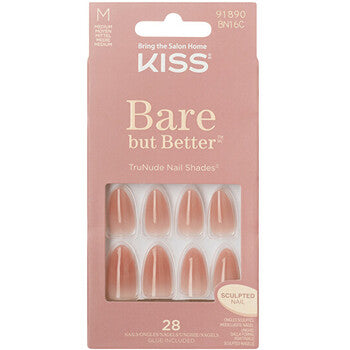 Bare-But-Better Nails - gel nails ( 28 pcs )
