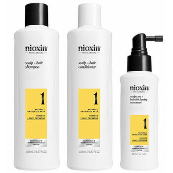 System 1 Set - fine slightly thinning natural hair